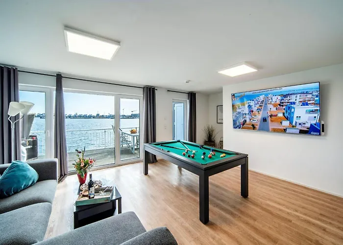 Schleivilla-hafenmeister-by-seeblick-ferien-oro-billardtisch-kicker-kamin Villa Olpenitz